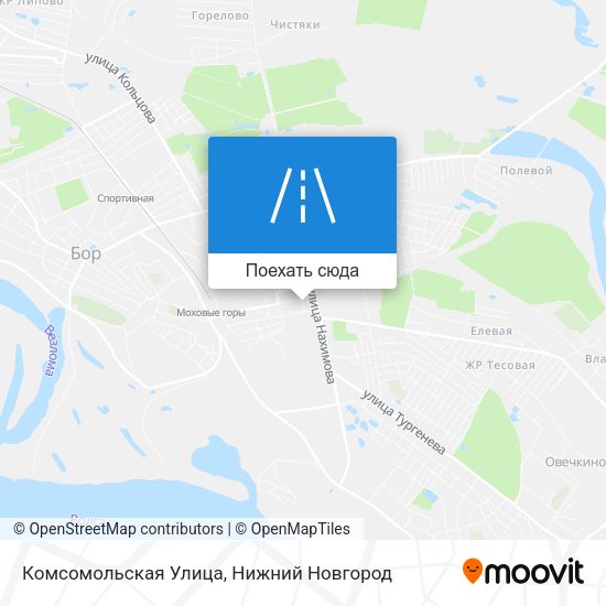 Карта Комсомольская Улица