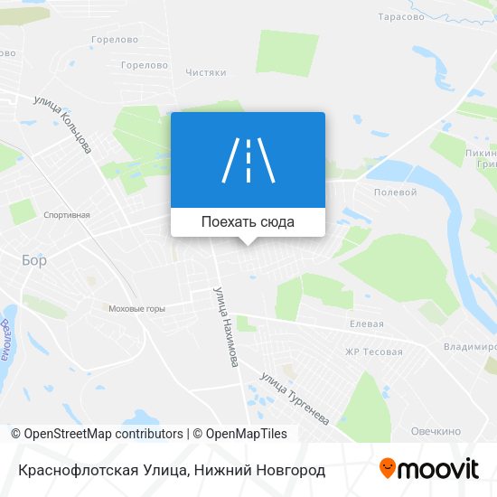 Карта Краснофлотская Улица