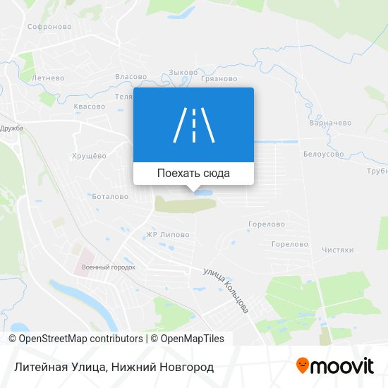 Карта Литейная Улица