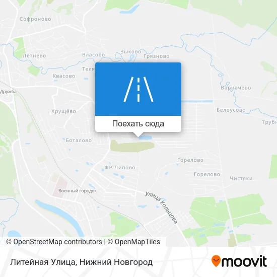 Карта Литейная Улица