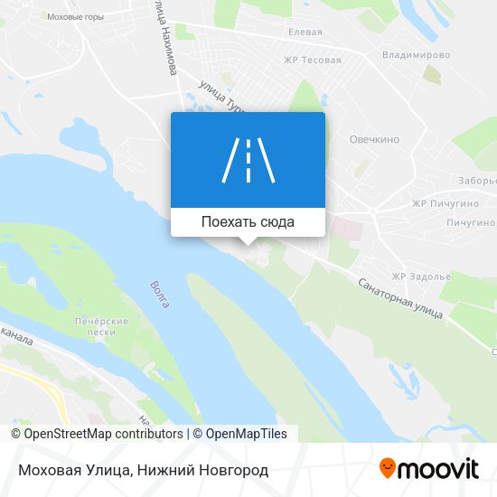 Карта Моховая Улица