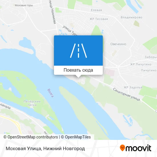 Карта Моховая Улица