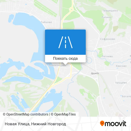 Карта Новая Улица