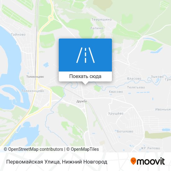 Карта Первомайская Улица