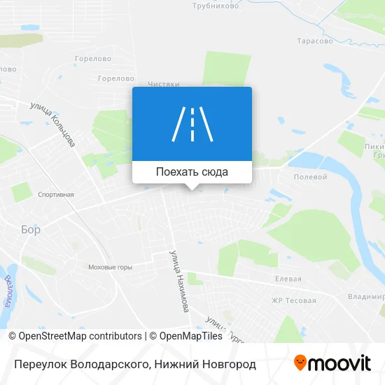 Карта Переулок Володарского