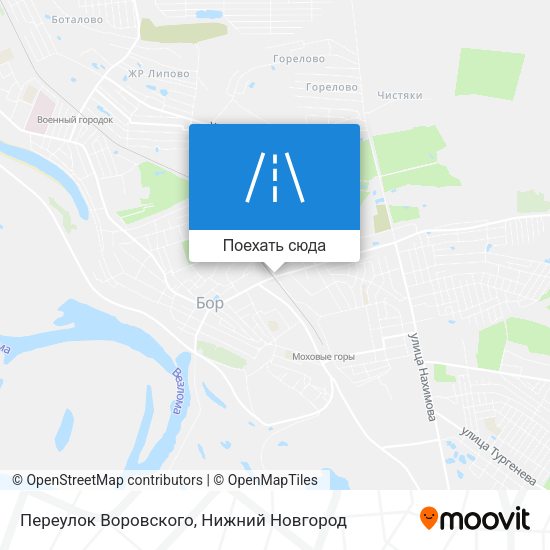 Карта Переулок Воровского