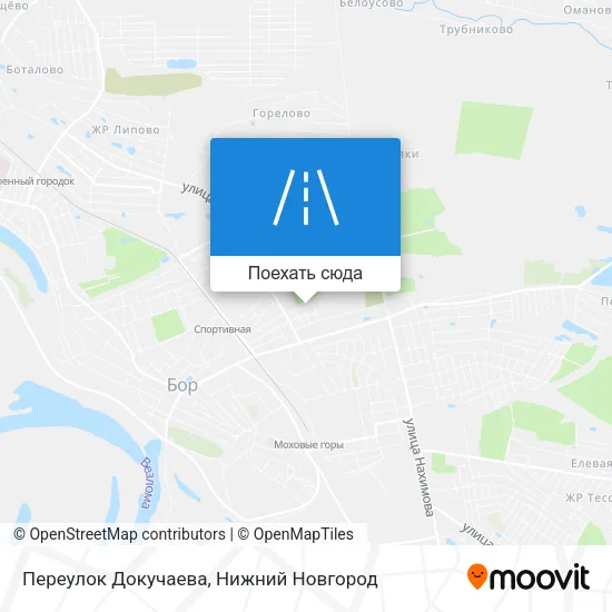 Карта Переулок Докучаева
