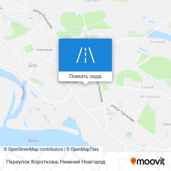 Карта Переулок Короткова
