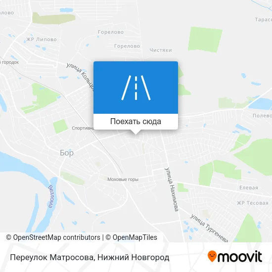 Карта Переулок Матросова