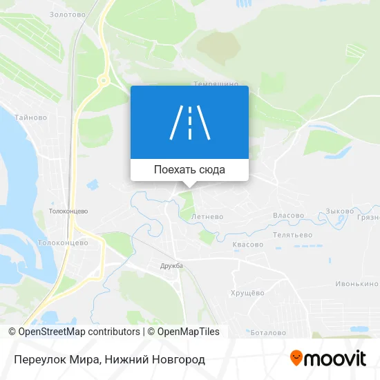 Карта Переулок Мира