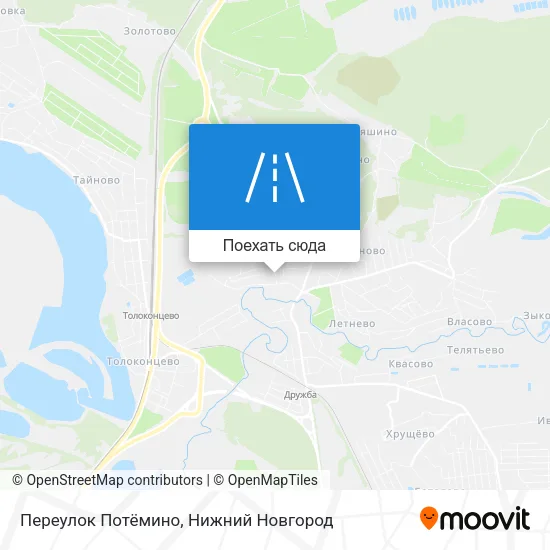 Карта Переулок Потёмино