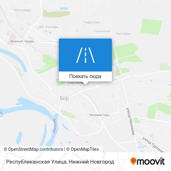 Карта Республиканская Улица