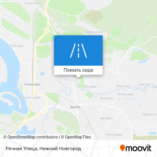 Карта Речная Улица