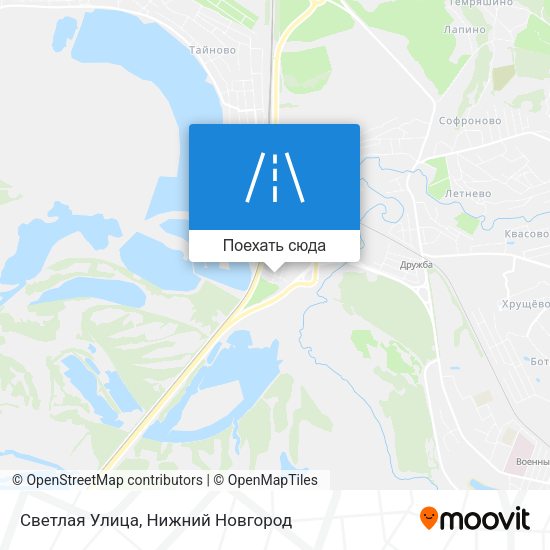 Карта Светлая Улица