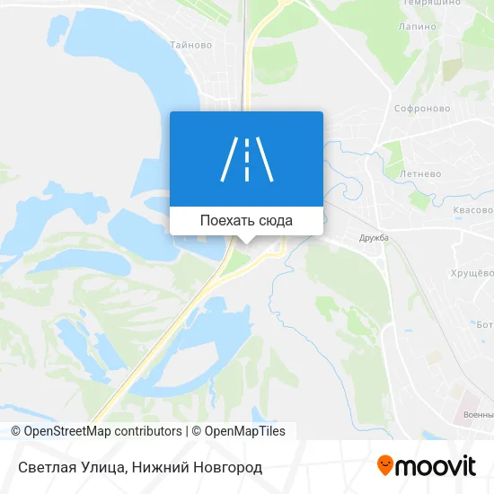Карта Светлая Улица