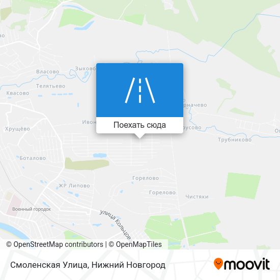 Карта Смоленская Улица