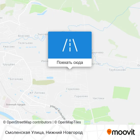 Карта Смоленская Улица