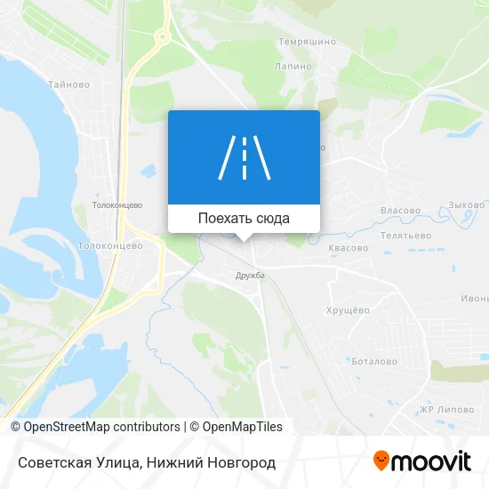 Карта Советская Улица