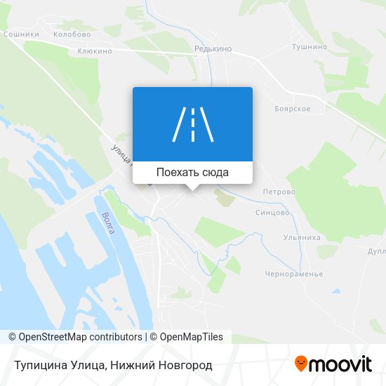 Карта Тупицина Улица