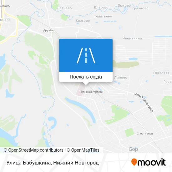 Карта Улица Бабушкина