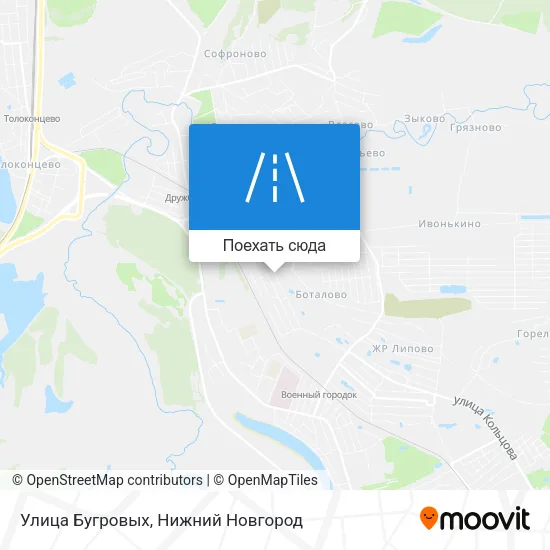 Карта Улица Бугровых