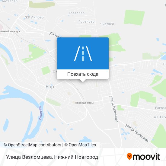 Карта Улица Везломцева