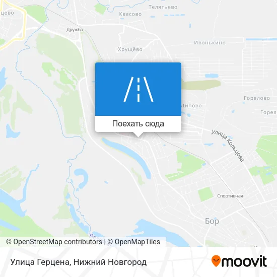 Карта Улица Герцена