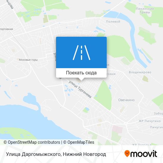 Карта Улица Даргомыжского