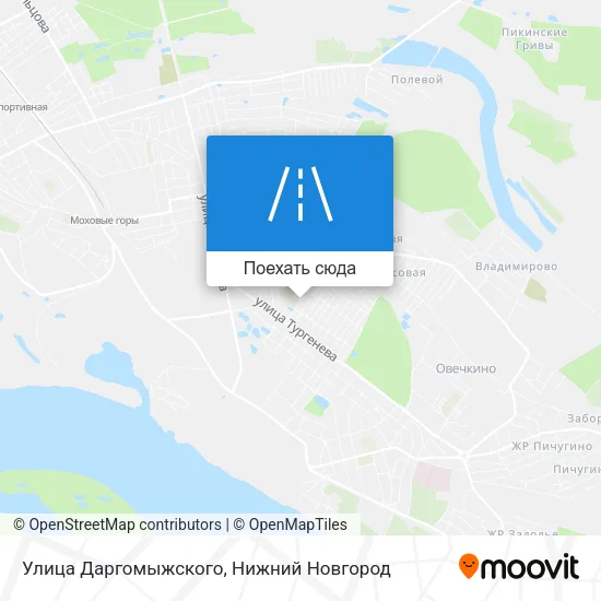 Карта Улица Даргомыжского