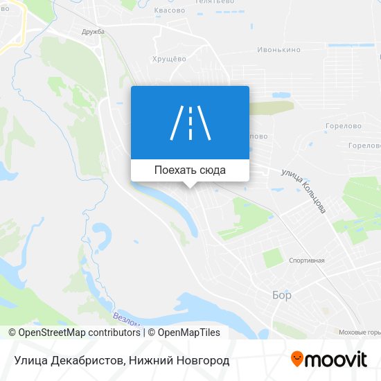 Карта Улица Декабристов