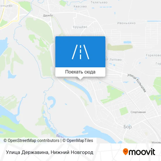 Карта Улица Державина