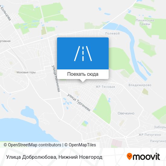 Карта Улица Добролюбова