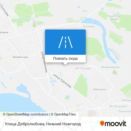 Карта Улица Добролюбова