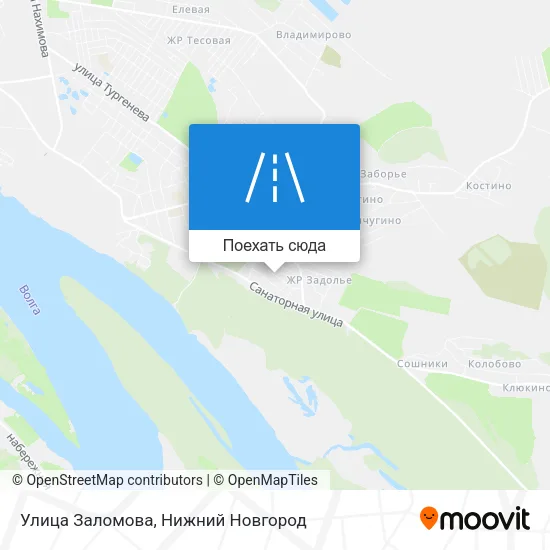 Карта Улица Заломова