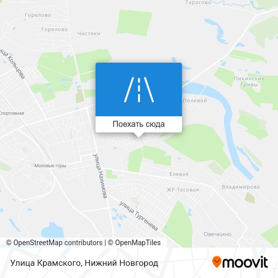 Карта Улица Крамского