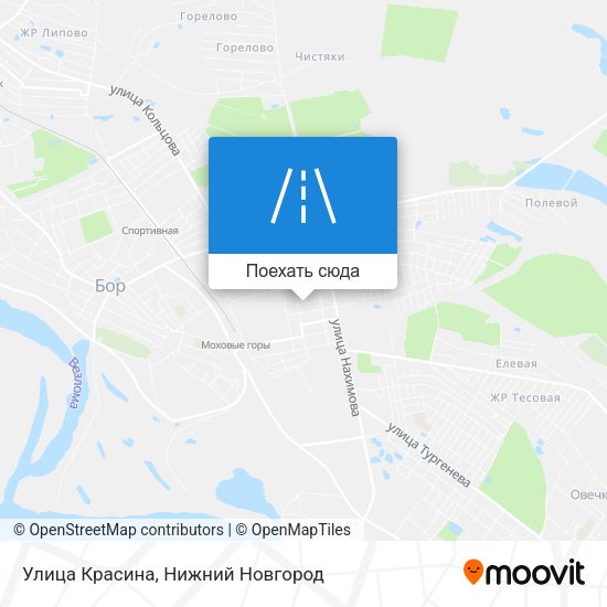 Карта Улица Красина