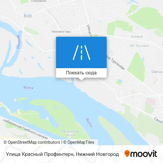 Карта Улица Красный Профинтерн
