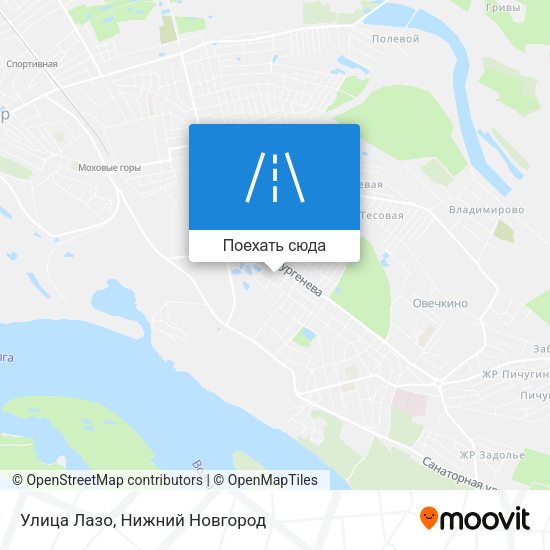 Карта Улица Лазо