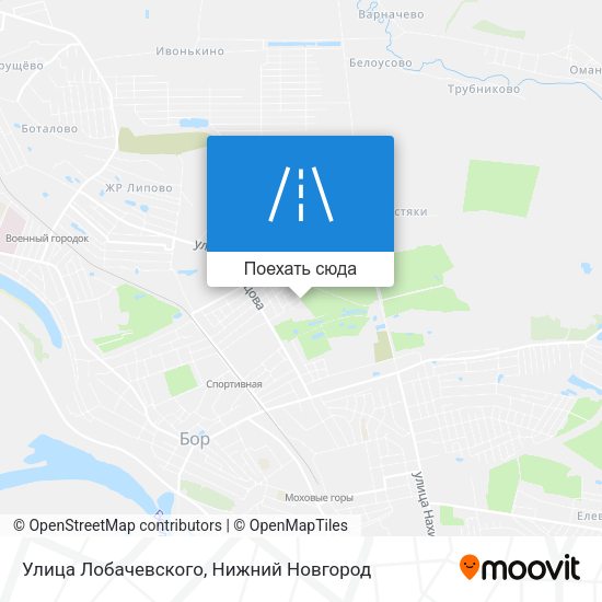 Карта Улица Лобачевского