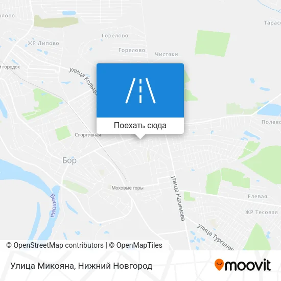 Карта Улица Микояна