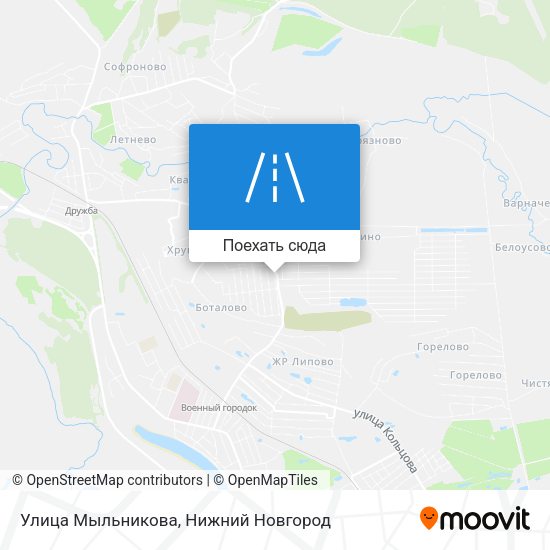 Карта Улица Мыльникова