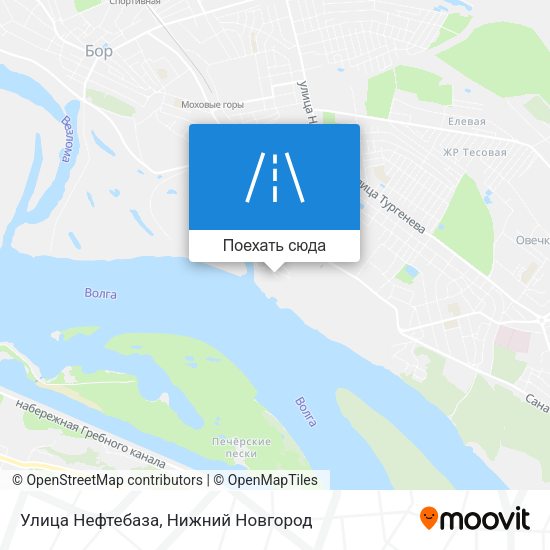 Карта Улица Нефтебаза