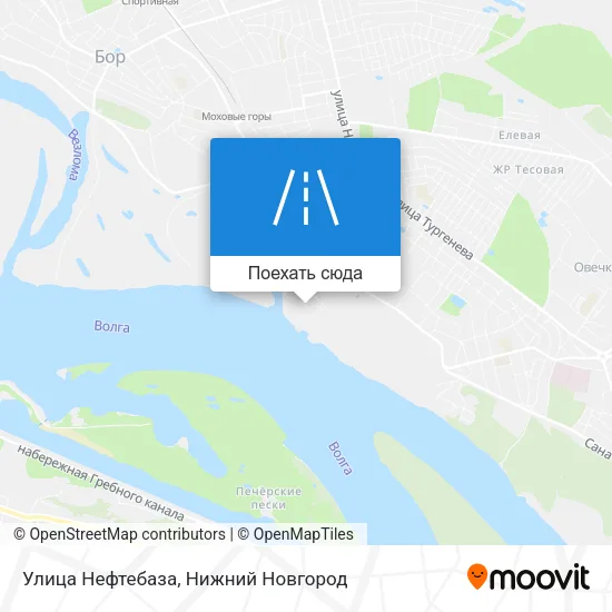 Карта Улица Нефтебаза