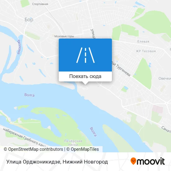 Карта Улица Орджоникидзе