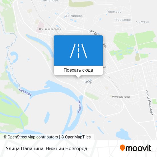 Карта Улица Папанина