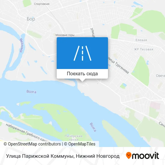 Карта Улица Парижской Коммуны
