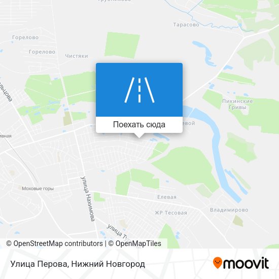 Карта Улица Перова