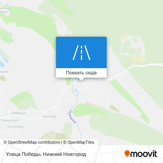 Карта Улица Победы