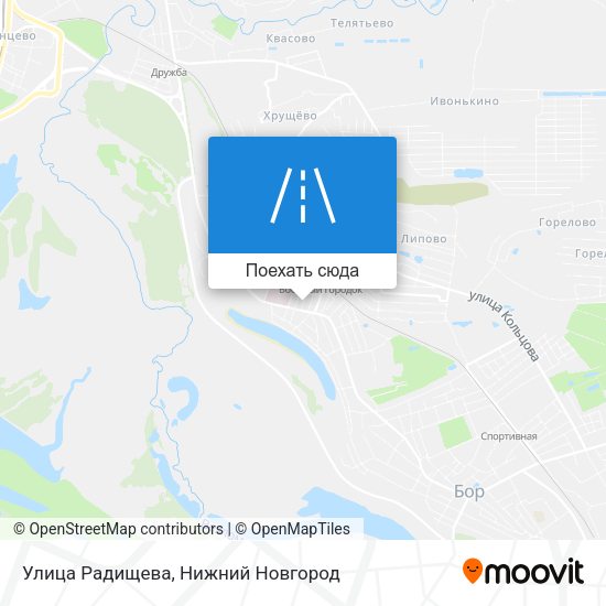 Карта Улица Радищева
