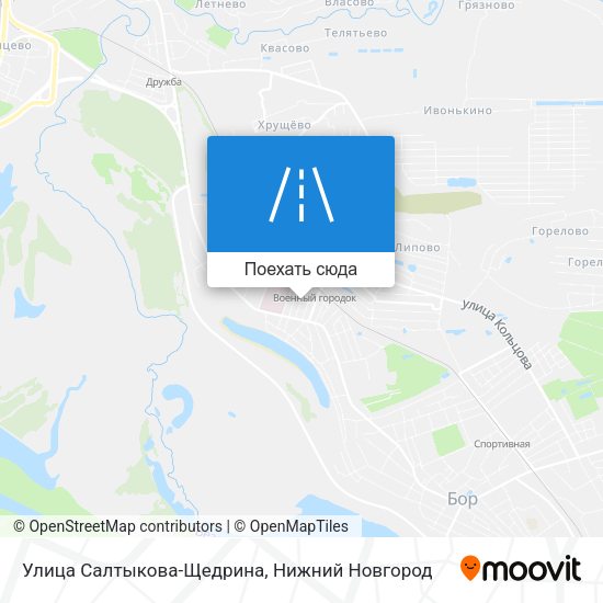Карта Улица Салтыкова-Щедрина